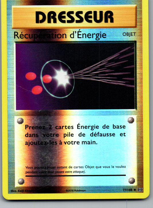 Récupération d'Énergie (77/108) Peu Commune Reverse Holo (Light Played)