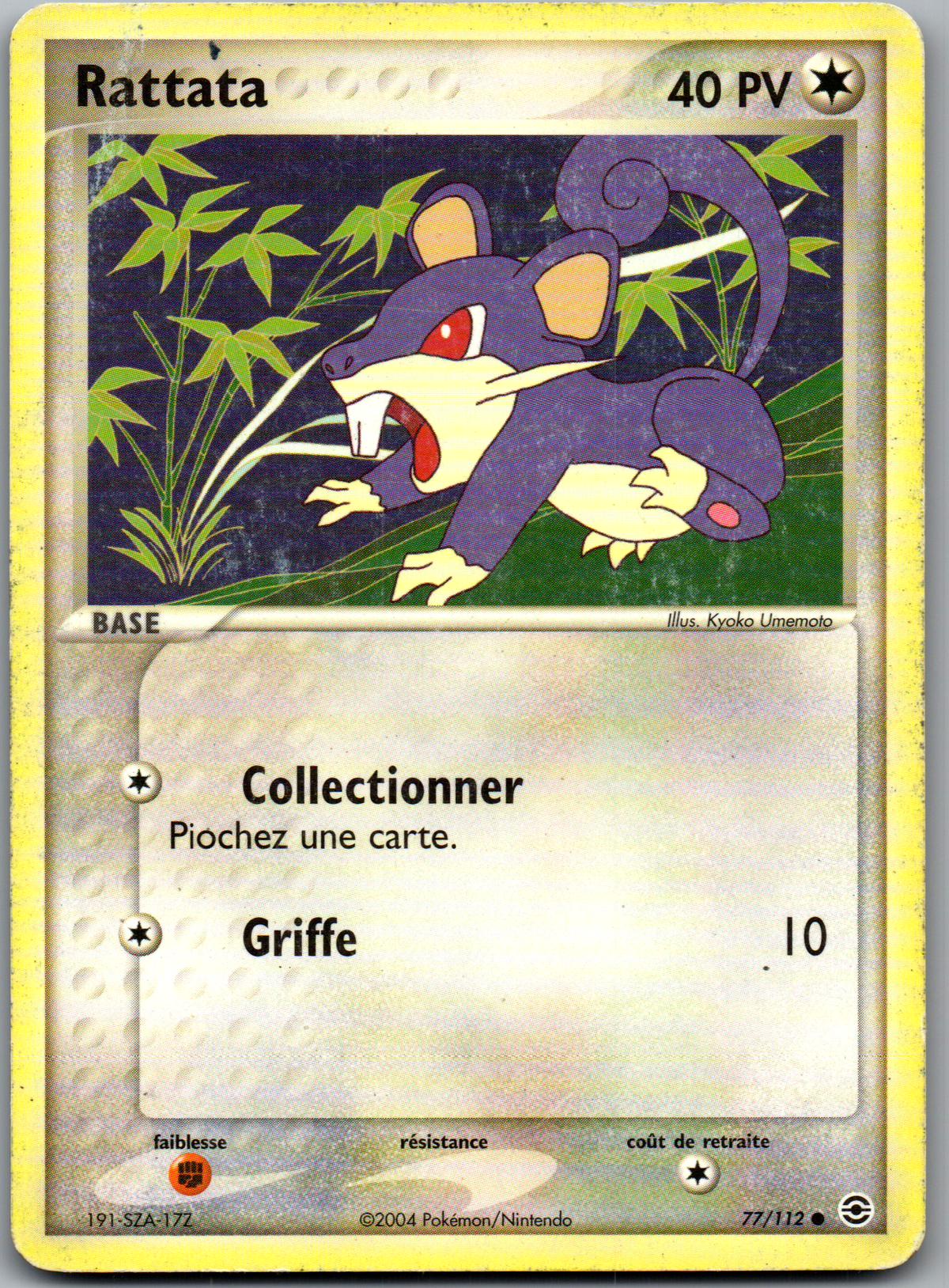 Rattata (77/112) Commune (Played)