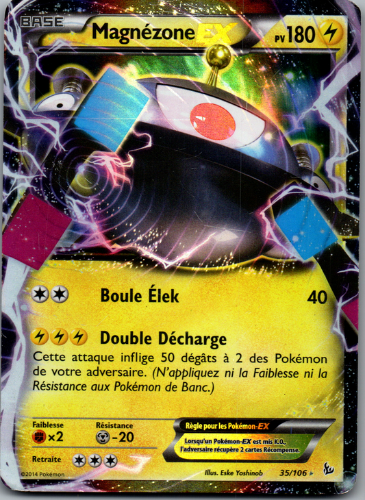 Magnézone-EX (35/106) Ultra Rare Holo (Played)