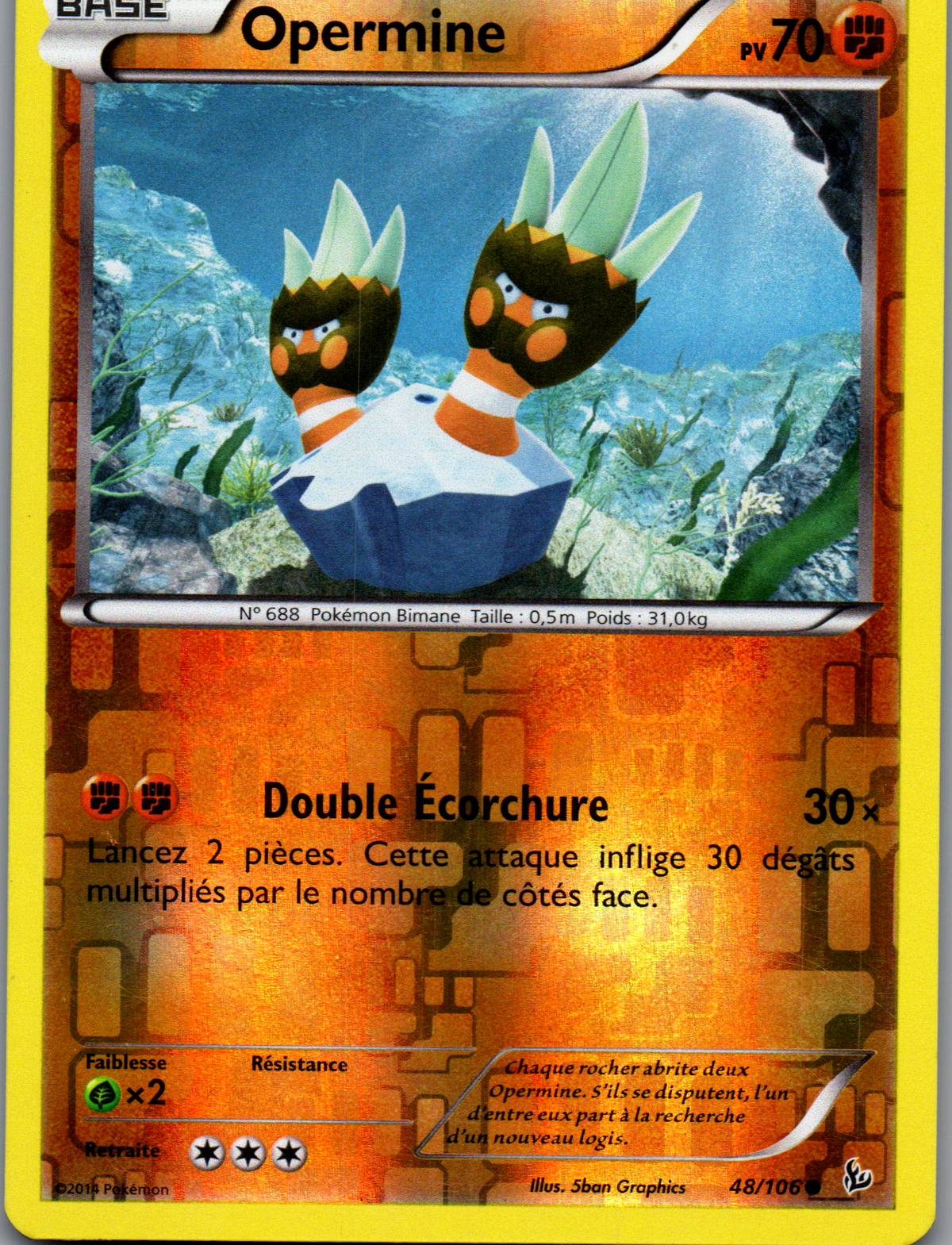 Opermine (48/106) Commune Reverse Holo (Excellent)