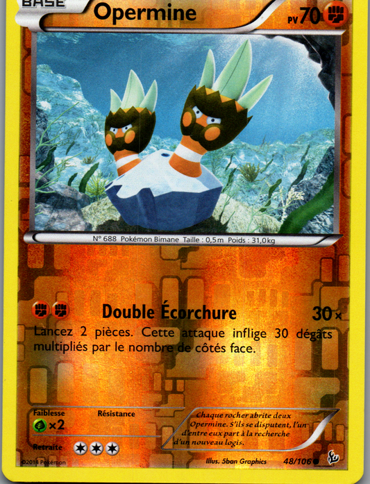 Opermine (48/106) Commune Reverse Holo (Excellent)