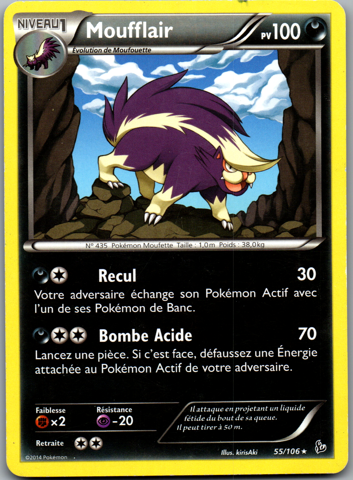 Moufflair (55/106) Rare (Excellent)