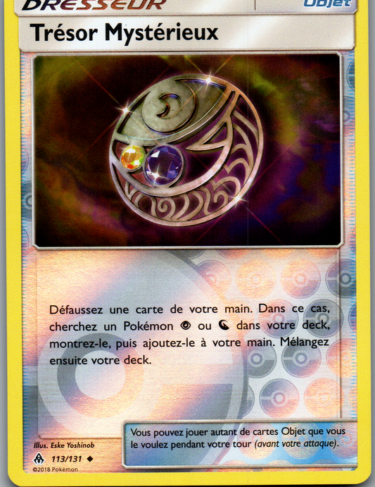Trésor Mystérieux (113/131) Peu Commune Reverse Holo (Excellent)