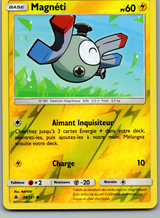 Magnéti (34/131) Commune Reverse Holo (Excellent)