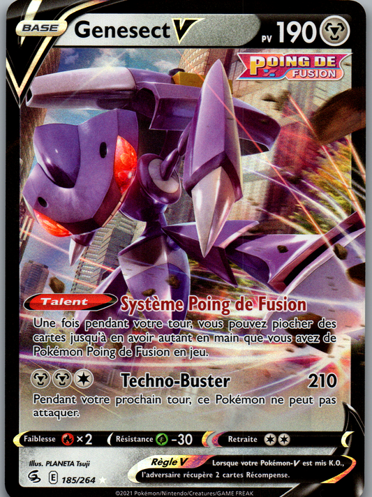 Genesect V (185/264) Ultra Rare Holo V (Near Mint)