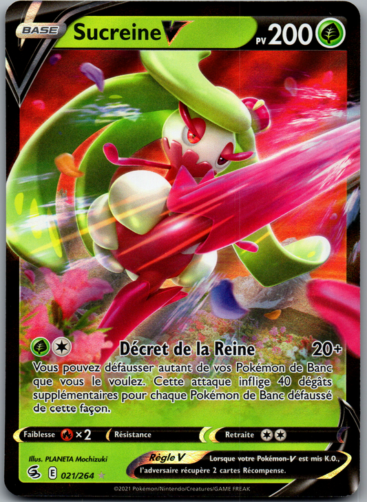 Sucreine V (021/264) Ultra Rare Holo V (Near Mint)