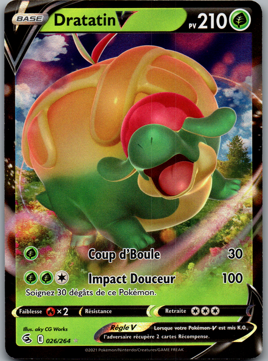Dratatin V (026/264) Ultra Rare Holo V (Near Mint)