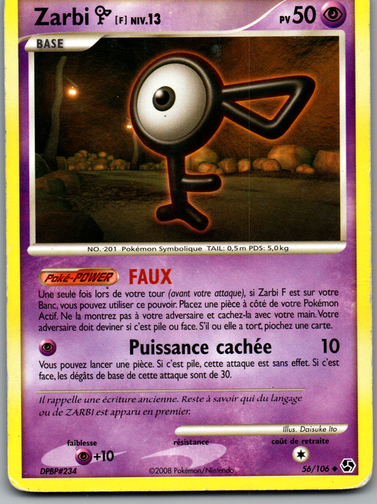 Zarbi F (56/106) Peu Commune (Played)