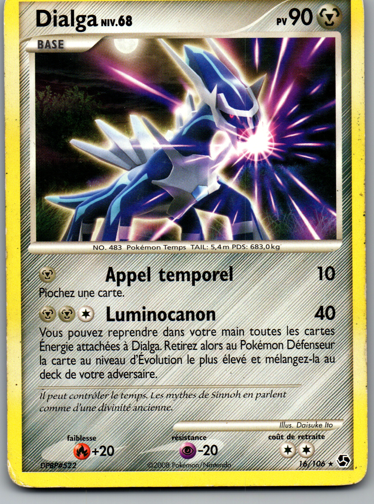 Dialga (16/106) Rare Holo (Played)