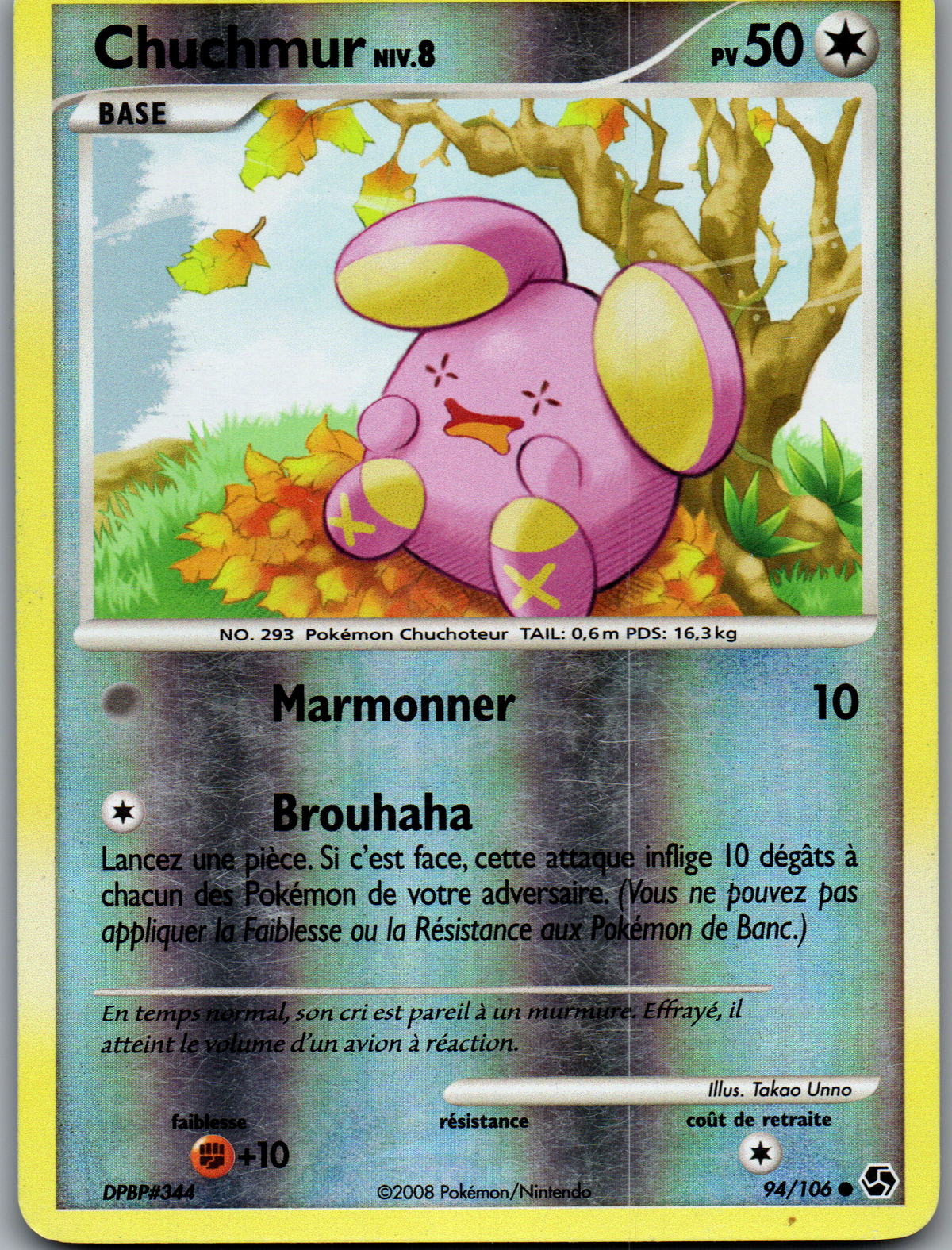 Chuchmur (94/106) Commune Reverse Holo (Played)