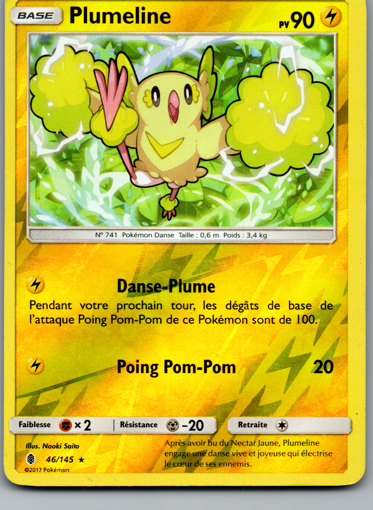 Plumeline (46/145) Rare Reverse Holo (Good)