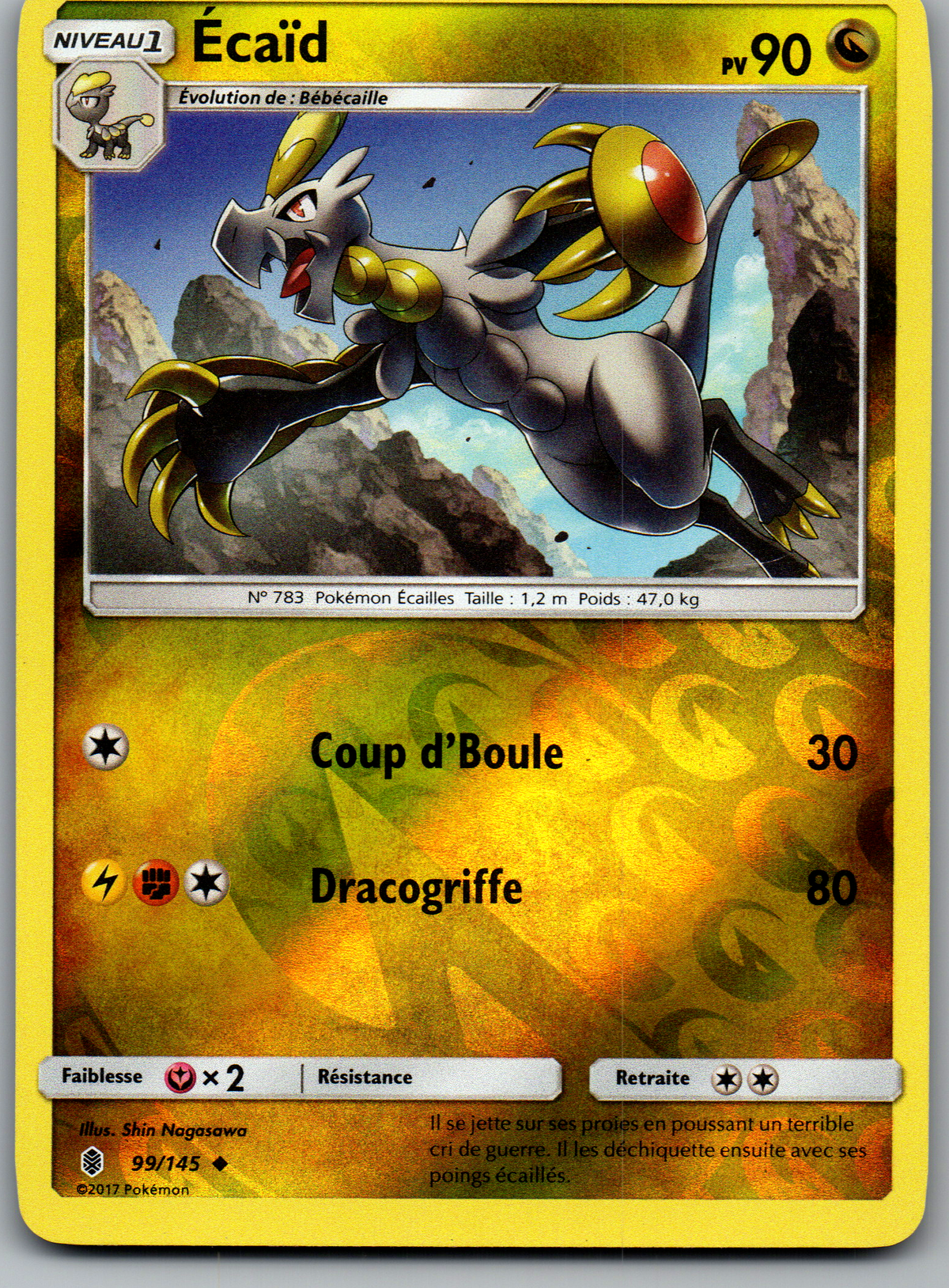 Écaïd (99/145) Peu Commune Reverse Holo (Good)