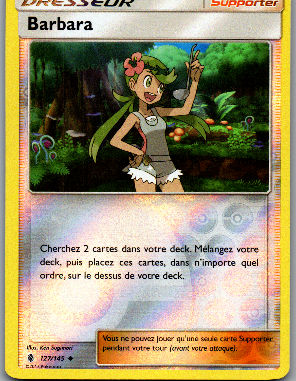 Barbara (127/145) Peu Commune Reverse Holo (Good)