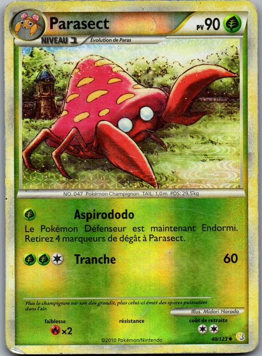 Parasect (48/123) Peu Commune Reverse (Poor)