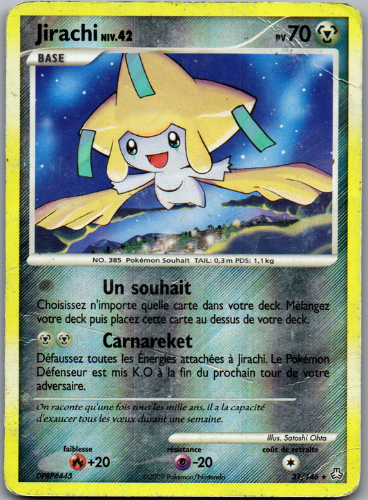 Jirachi NIV.42 (31/146) Rare Reverse (Poor)