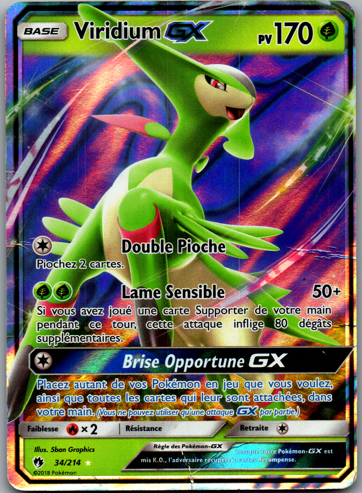 Viridium GX (34/214) Ultra Rare (Played)