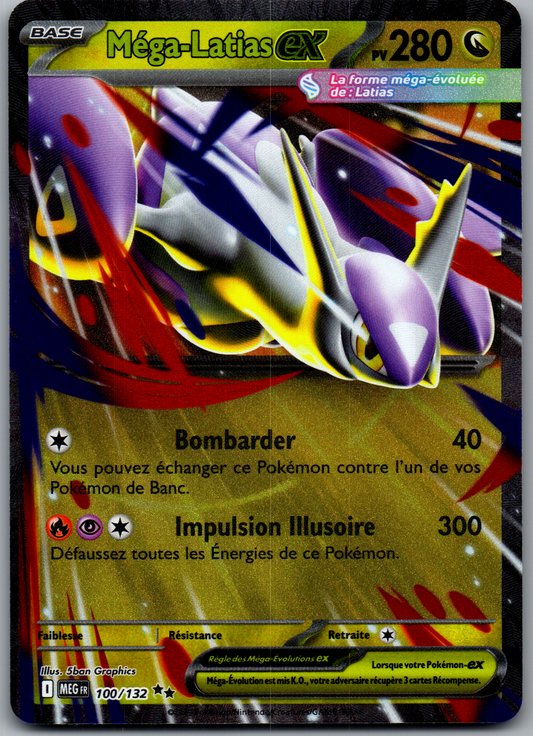 Méga-Latias ex (100/132) Double Rare Holo Méga-Évolution (Near Mint)