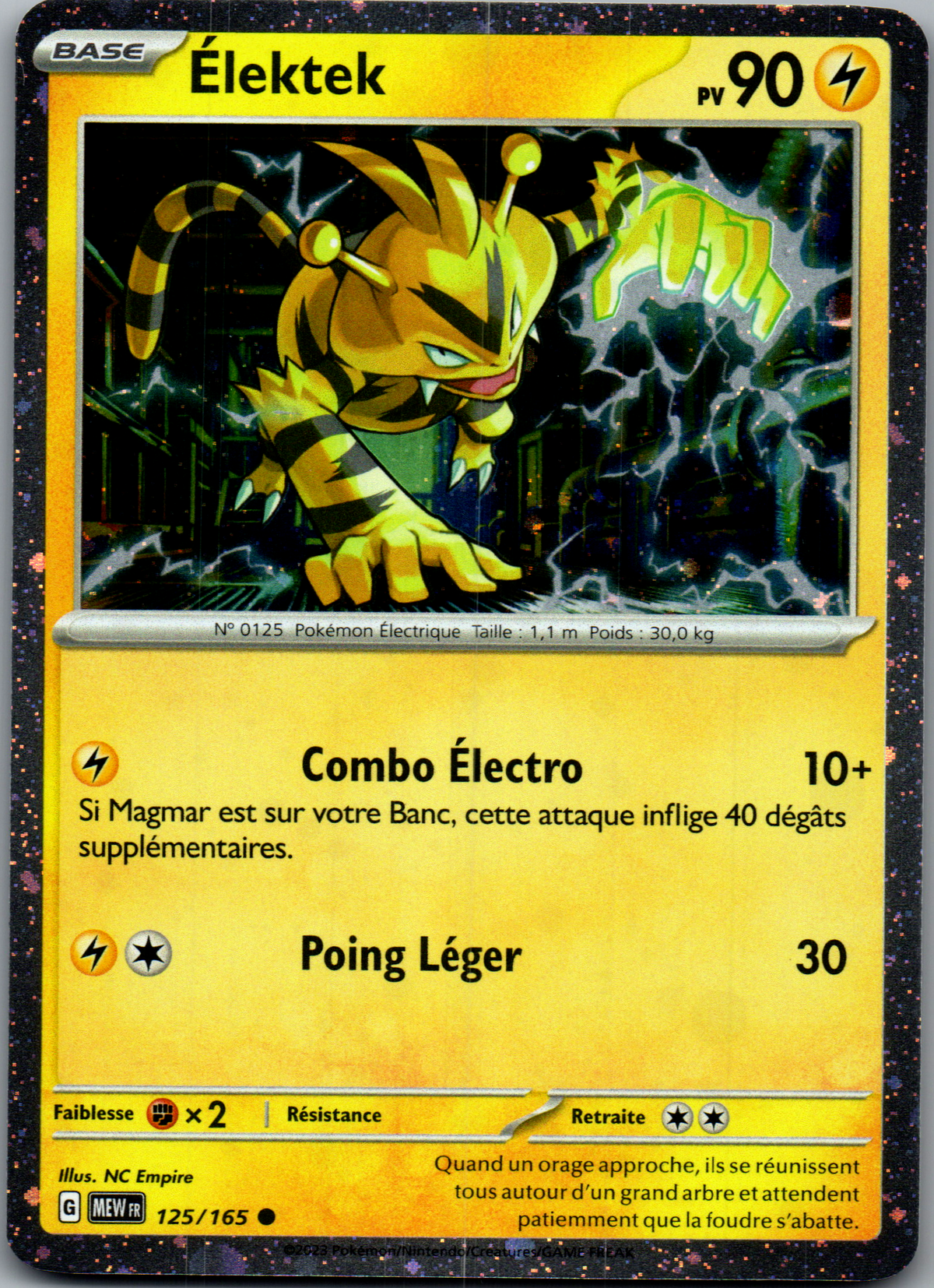 Élektek (125/165) Cosmos Holo (Near Mint)