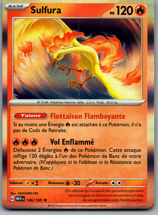 Sulfura (Moltres) (146/165) Holo Rare (Near Mint)