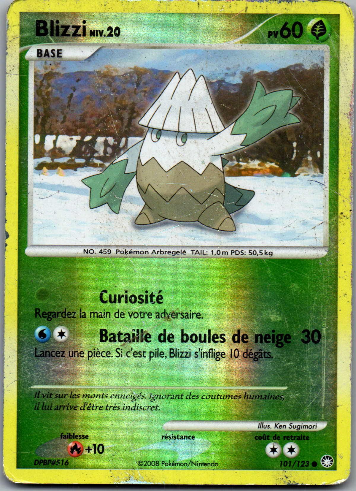 Blizzi Niv.20 (101/123) Commune Reverse Holo (Played)