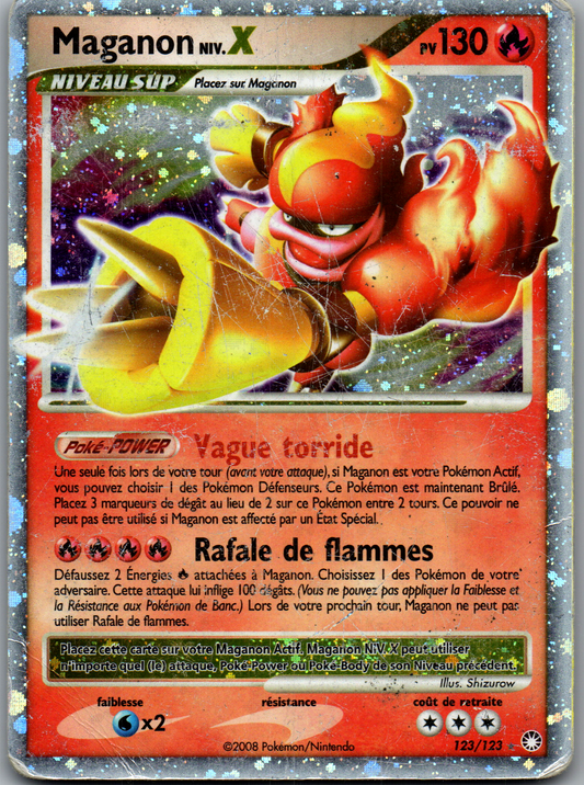 Maganon NIV.X (123/123) Ultra Rare Holo Niv.X (Poor)