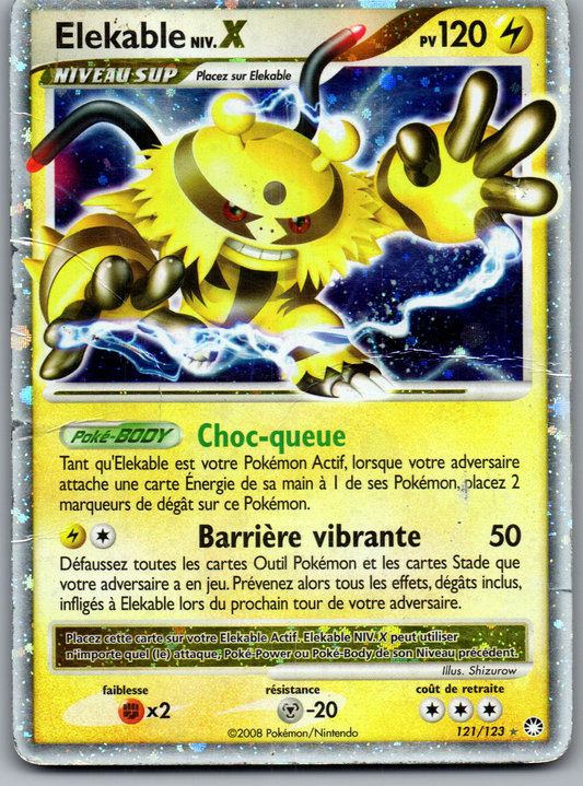 Elekable NIV.X (121/123) Ultra Rare Holo Niv.X (Poor)
