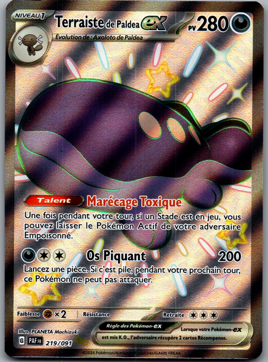 Terraiste de Paldea ex (219/091) Shiny Holo ex Ultra Rare (Near Mint)