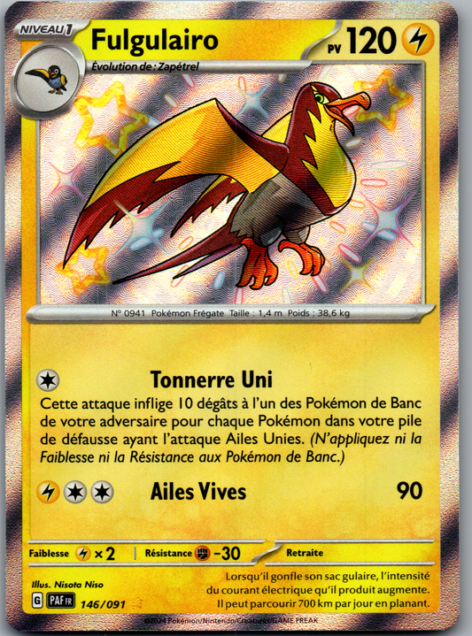 Fulgulairo (146/091) Shiny Rare Holo (Near Mint)