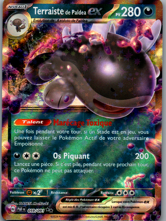 Terraiste de Paldea ex (059/091) Double Rare Holo ex (Near Mint)