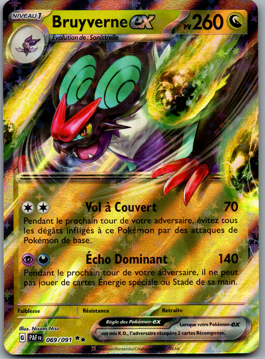Bruyverne ex (069/091) Double Rare Holo ex (Near Mint)