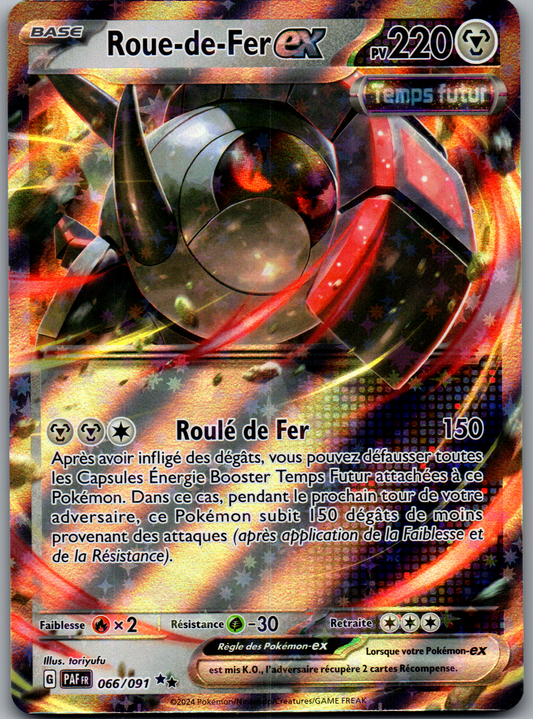 Roue-de-Fer ex (066/091) Double Rare Holo ex (Near Mint)