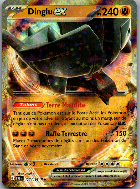 Dinglu ex (127/193) Double Rare Holo ex (Near Mint)