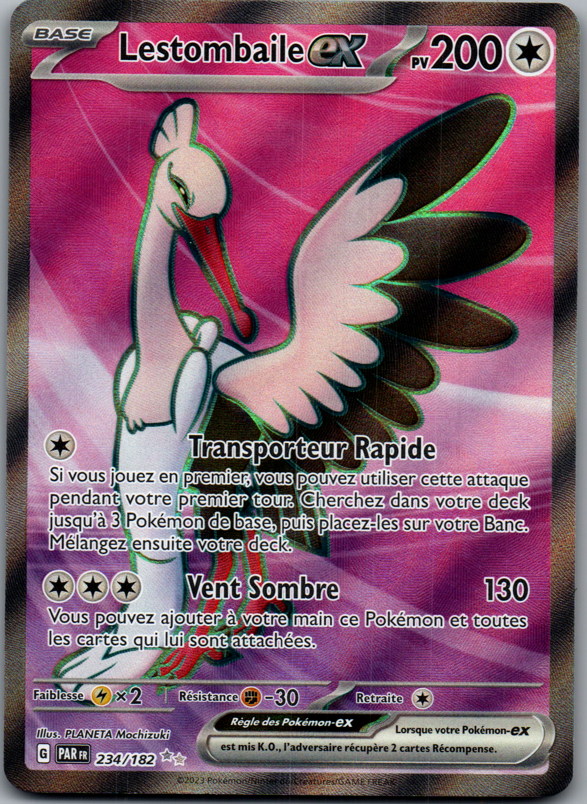 Lestombaile ex (234/182) Ultra Rare Full Art (Near Mint)