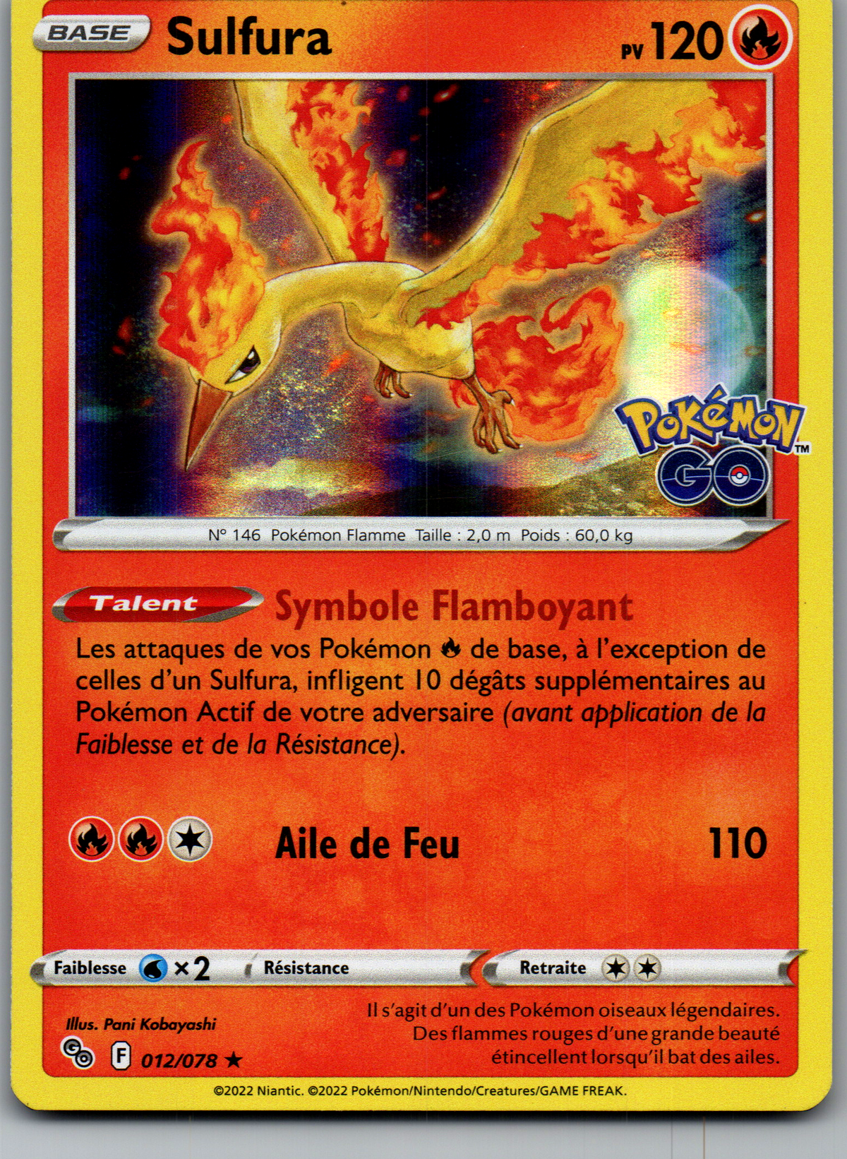 Sulfura (012/078) Rare Holo (Near Mint)