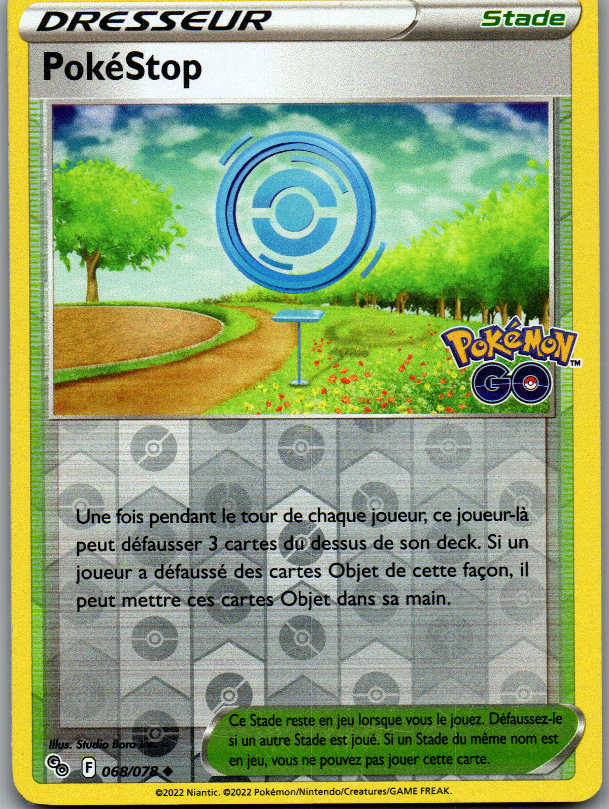 PokéStop (068/078) Peu Commune Reverse Holo (Excellent)