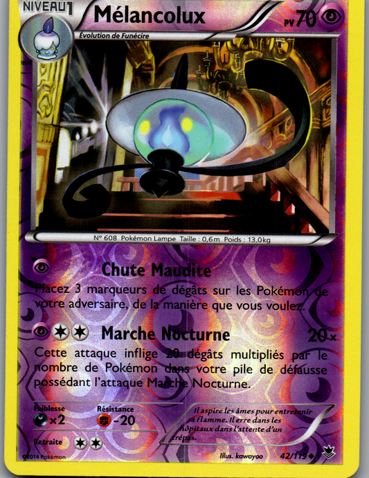 Mélancolux (042/119) Peu Commune Reverse Holo (Excellent)