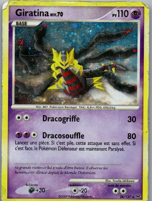 Giratina Niv. 70 (028/127) Rare Holo (Poor)