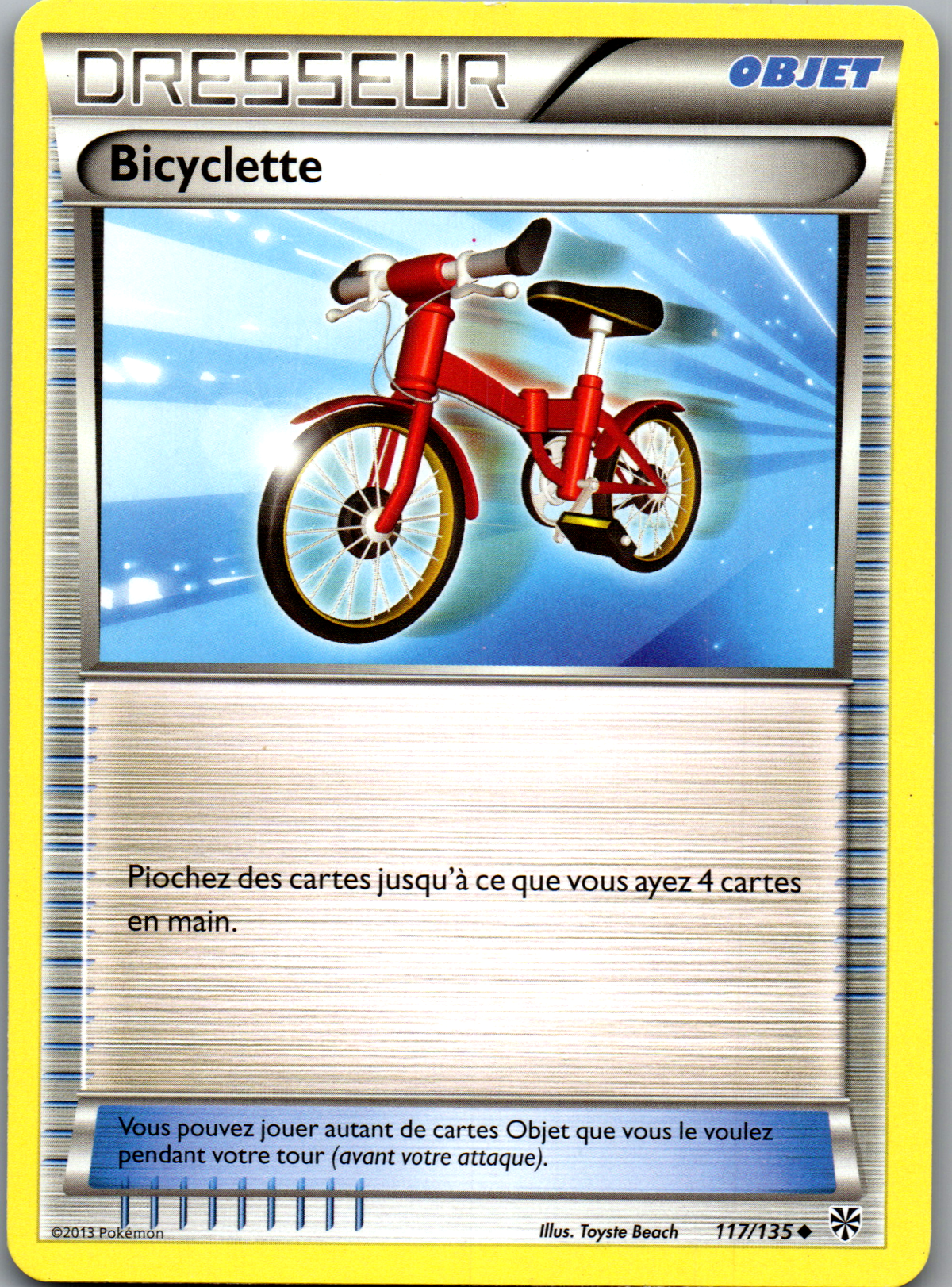 Bicyclette (117/135) Peu Commune Standard Tempête Plasma (Near Mint)
