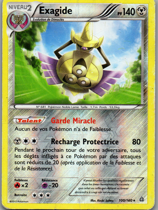 Exagide (100/160) Rare Holo Primo-Choc (Poor)
