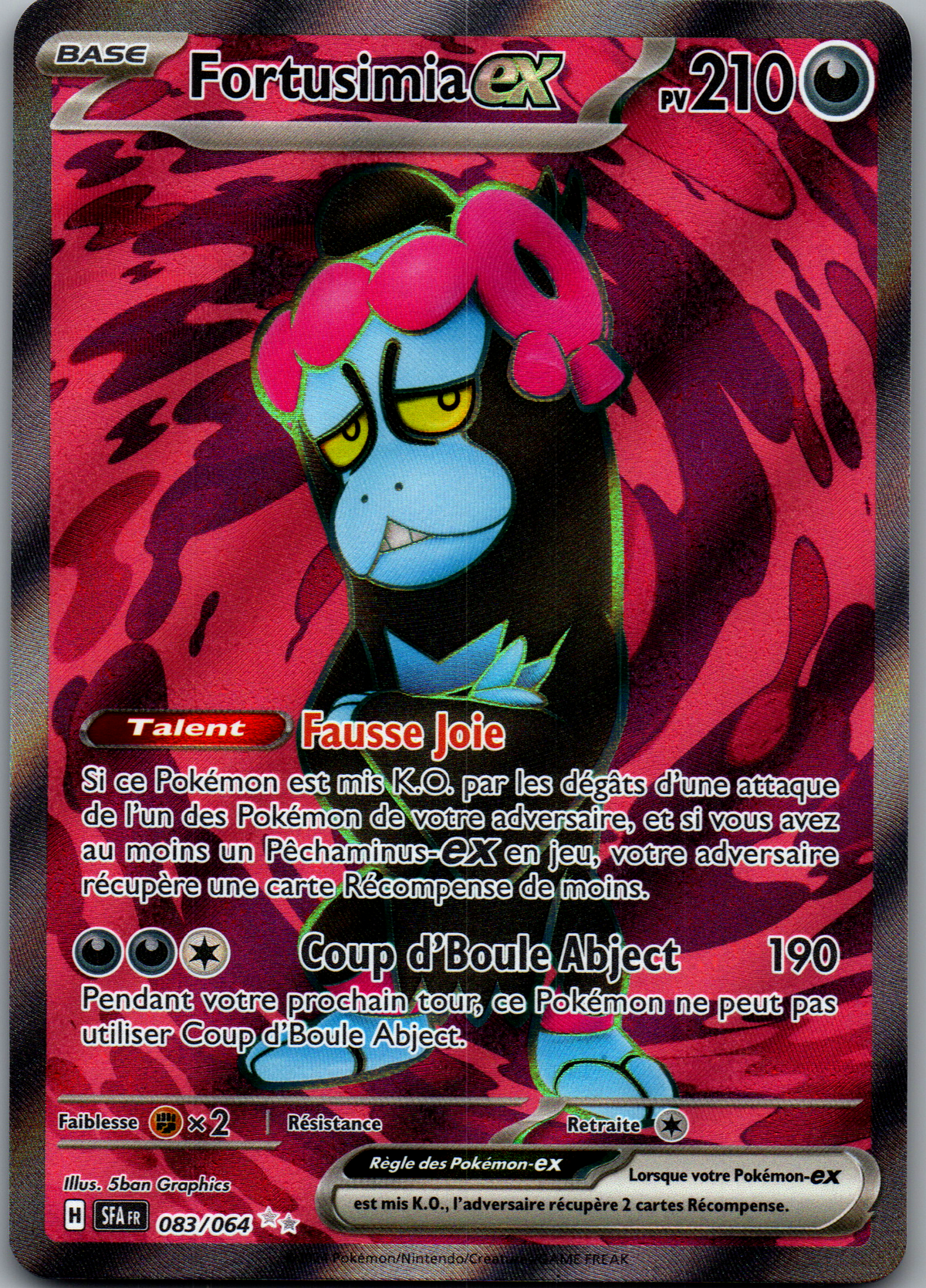 Fortusimia-ex (083/064) Special Illustration Rare Fable Nébuleuse (Excellent)