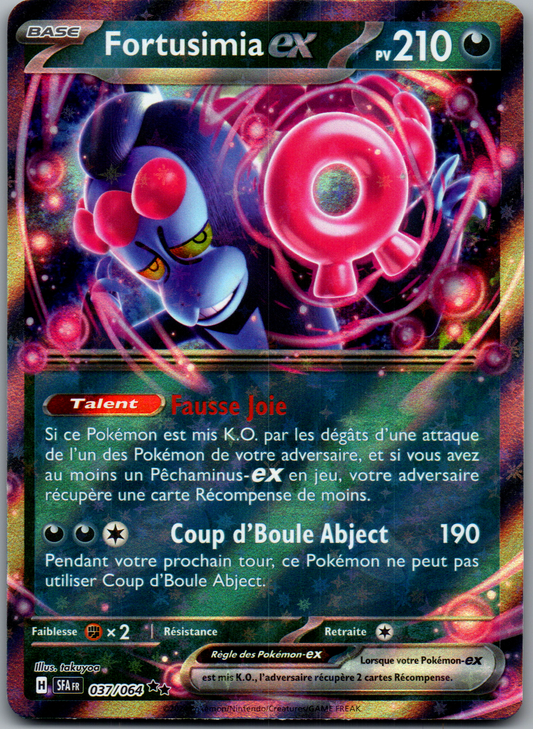 Fortusimia-ex (037/064) Double Rare Holo Fable Nébuleuse (Near Mint)