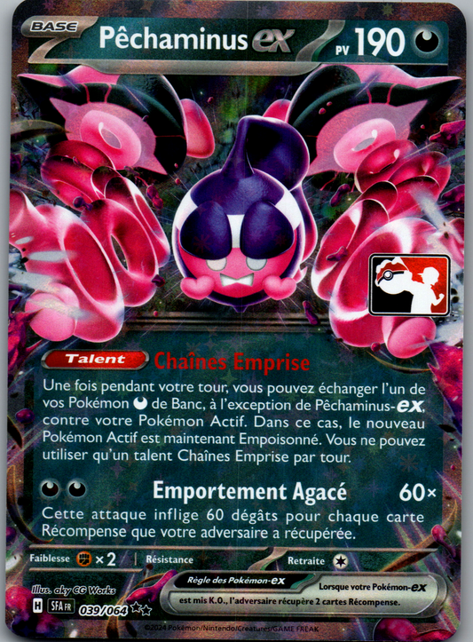 Pêchaminus-ex (039/064) Double Rare Holo Play! Pokémon Fable Nébuleuse (Near Mint)