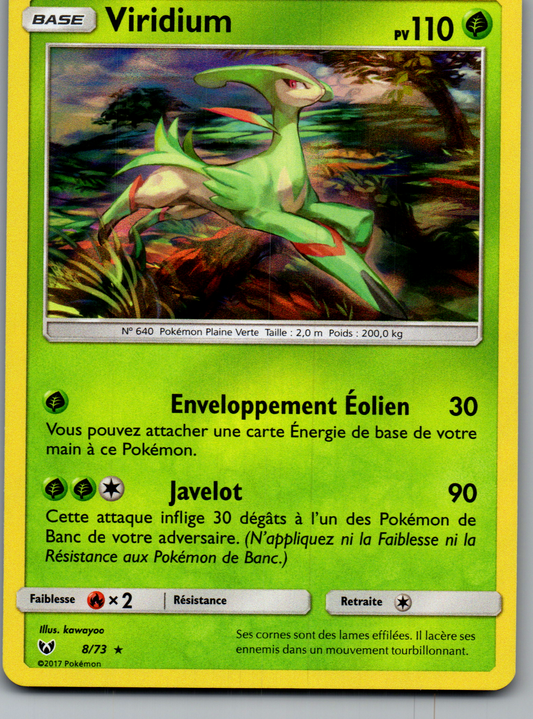 Viridium (8/73) Rare Holo Légendes Brillantes (Near Mint)