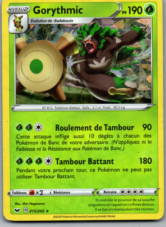 Gorythmic (015/202) Holo Épée et Bouclier (Light Played)