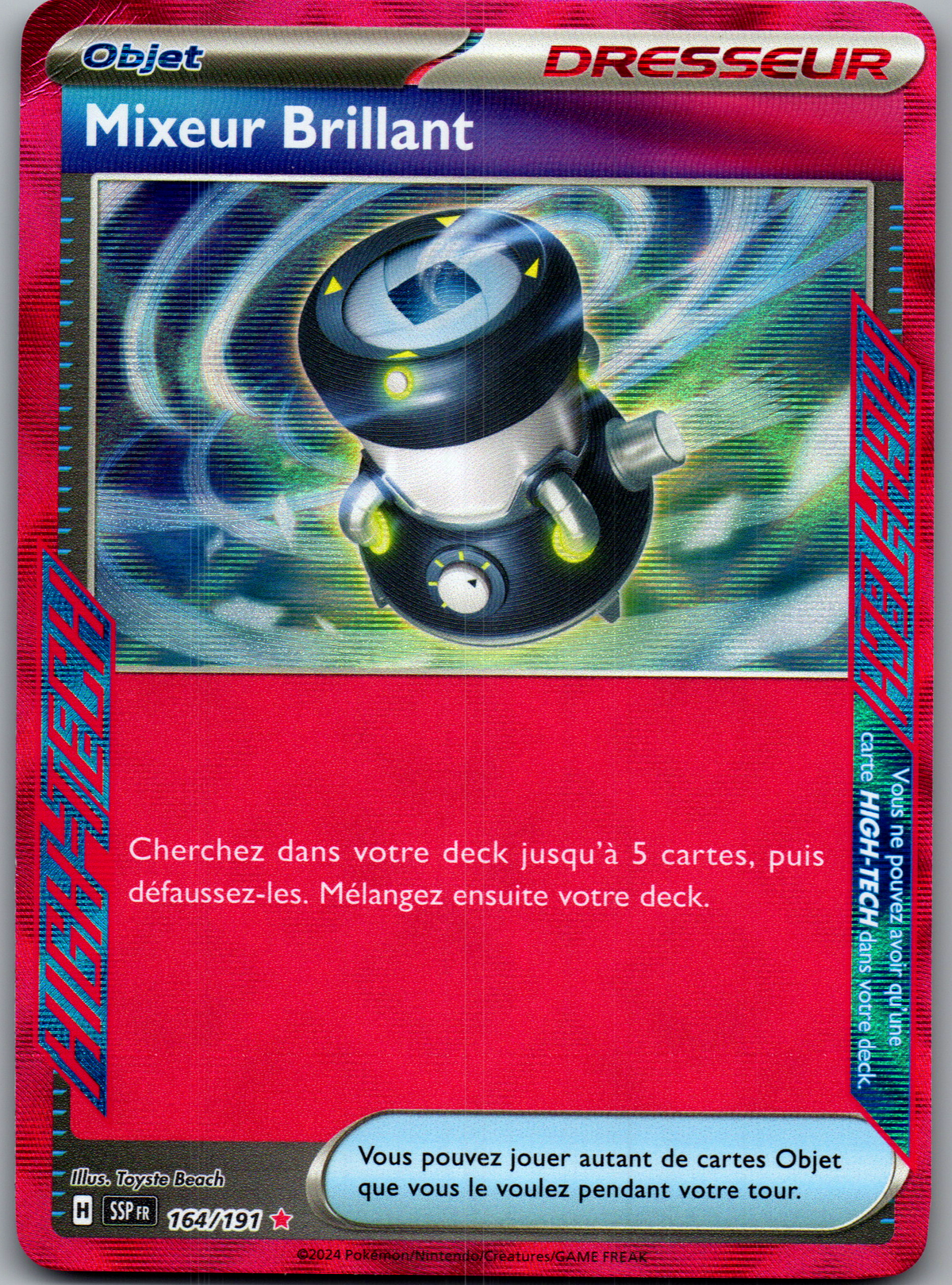 Mixeur Brillant (164/191) HIGH-TECH Étincelles Déferlantes (Near Mint)