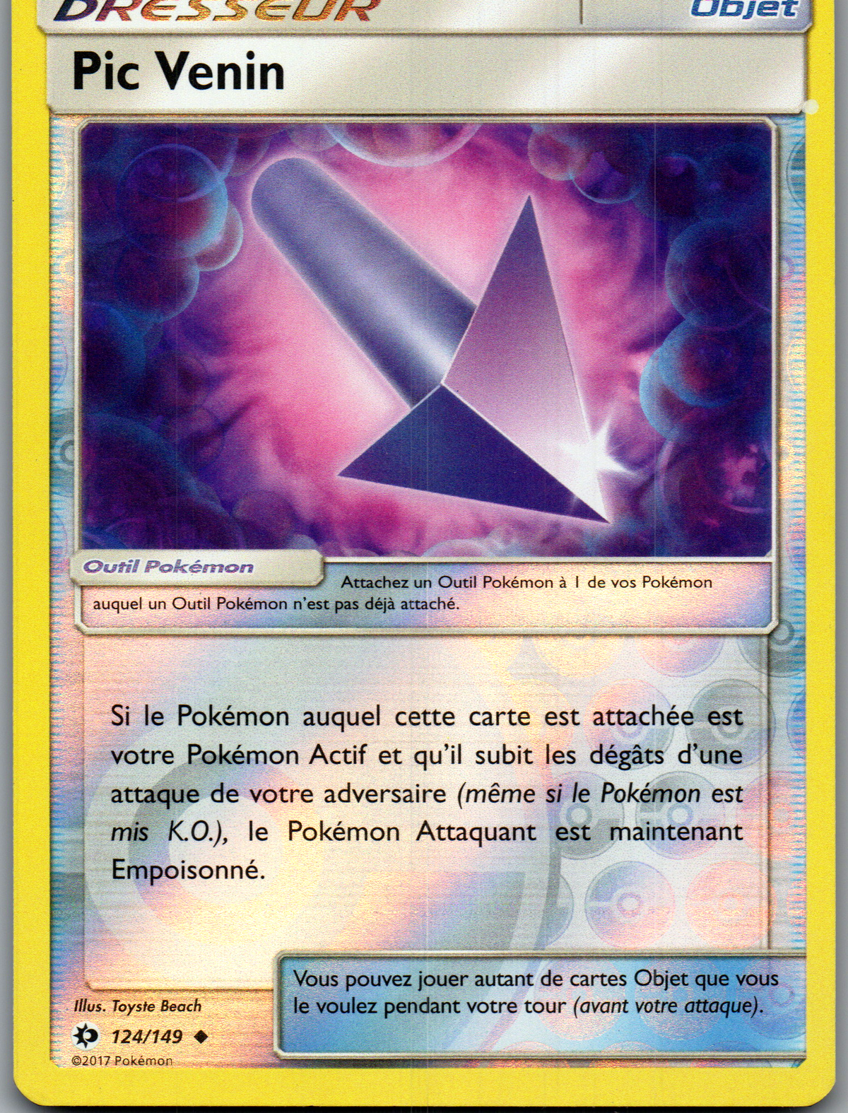 Pic Venin 124/149 Reverse Soleil et Lune FR Excellent