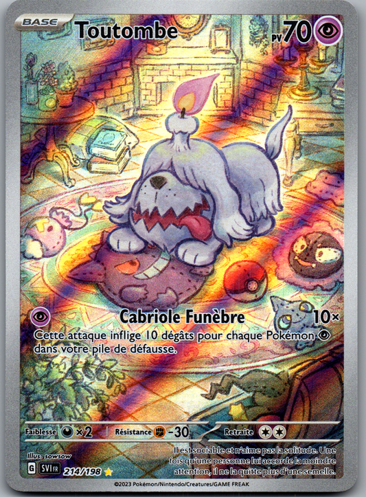 Toutombe 214/198 Illustration Rare Écarlate et Violet FR Near Mint