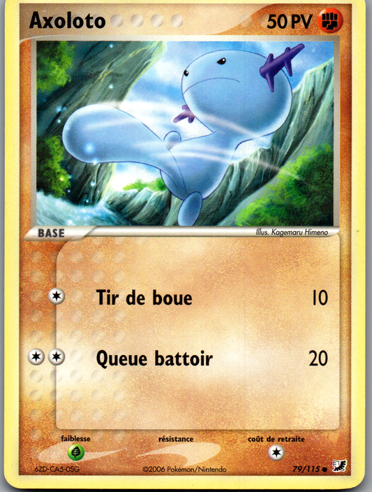 Axoloto 79/115 Holo Tampon EX Forces Cachées FR Good