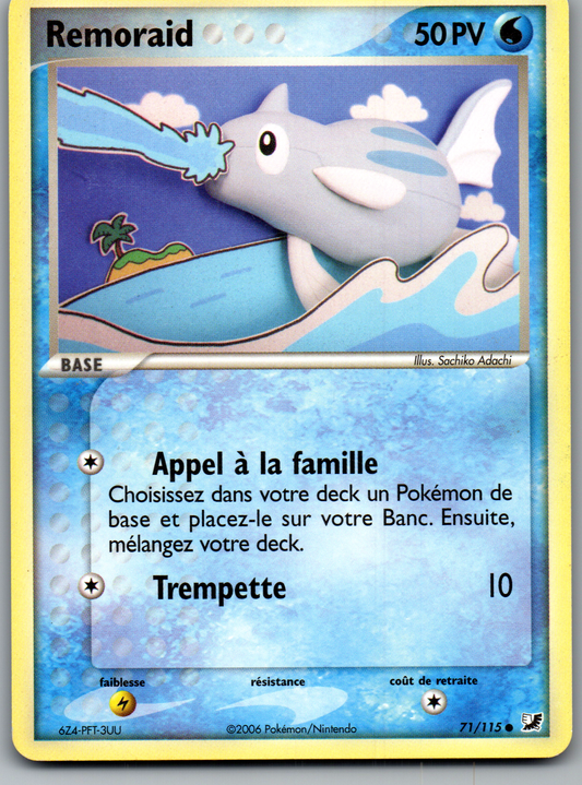 Rémoraid 71/115 Commune Non Holo EX Forces Cachées FR Light Played