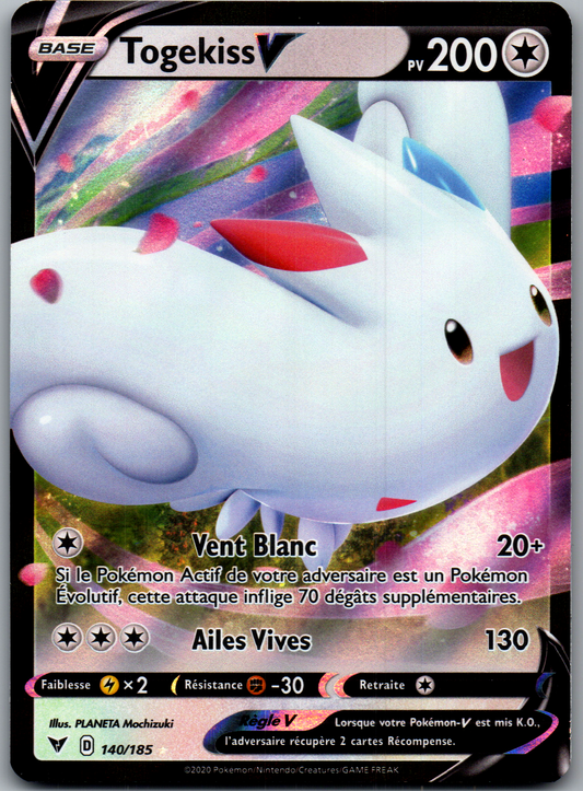 Togekiss V 140/185 Ultra Rare Voltage Éclatant FR Near Mint
